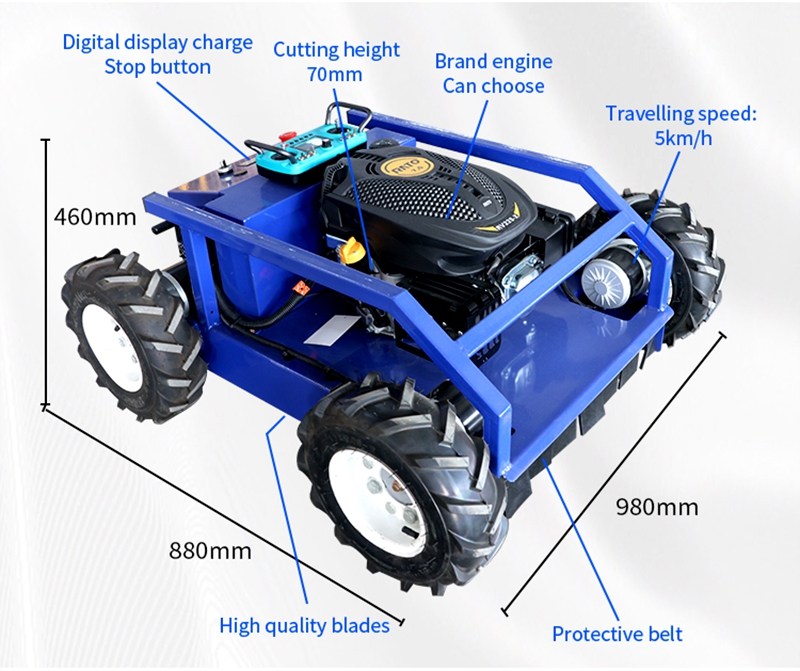 wheeled lawn mower