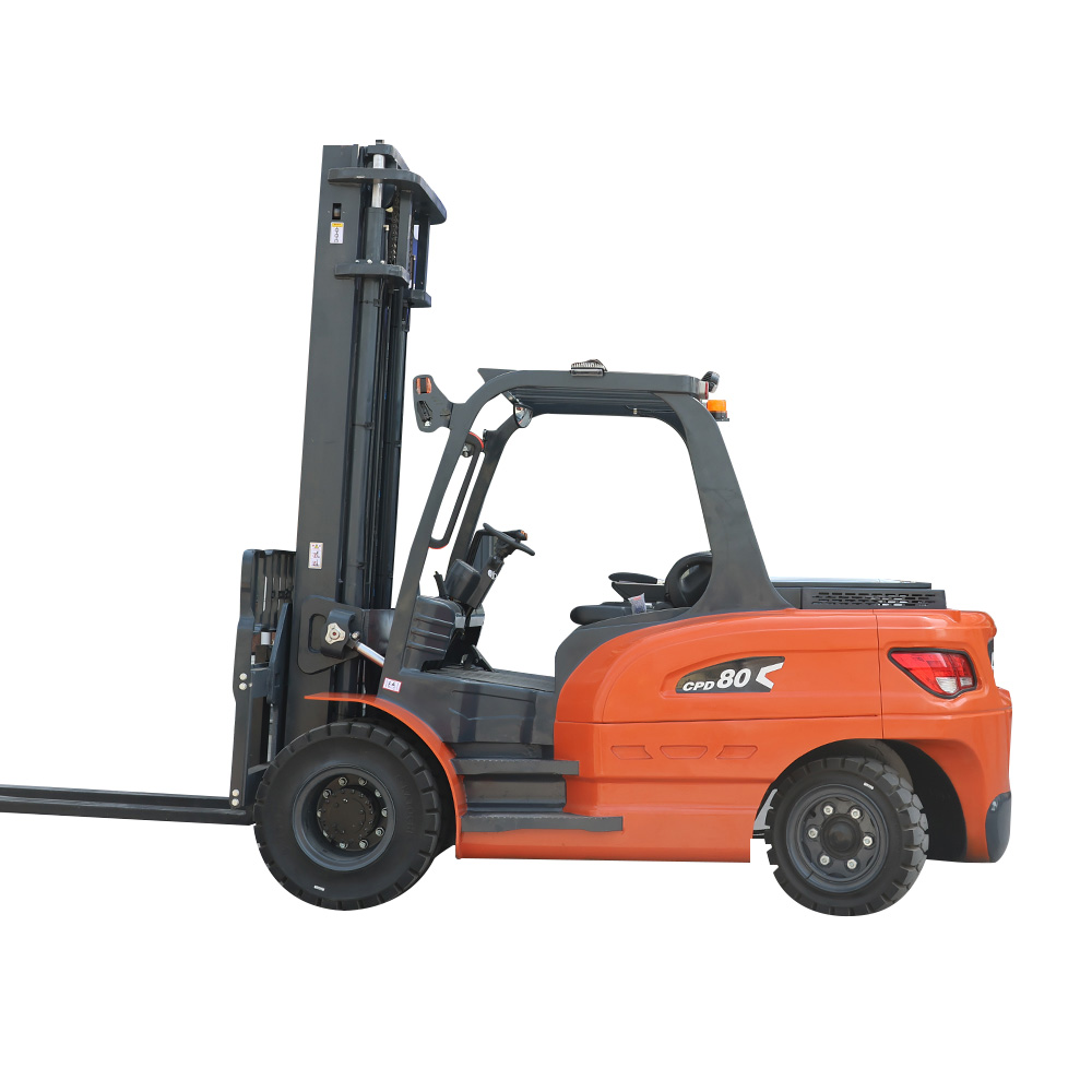 Heavy-duty electric forklift truck