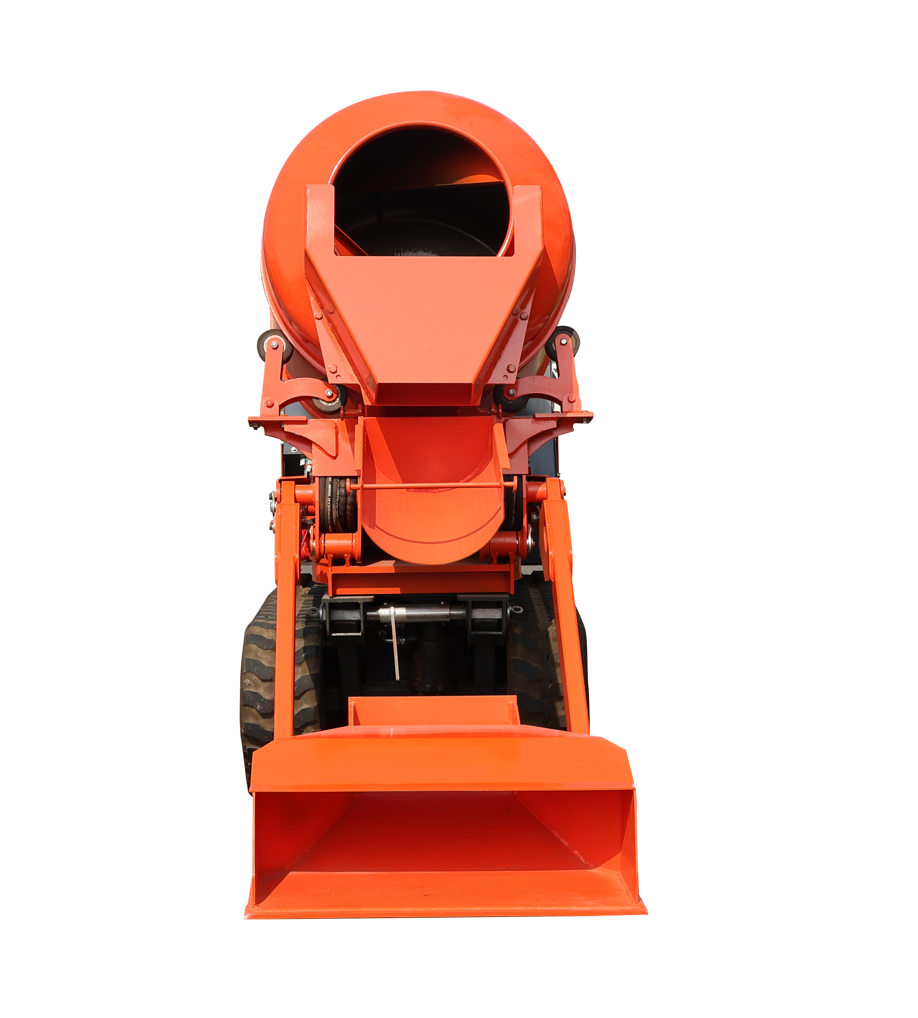 Mixing bucket loader