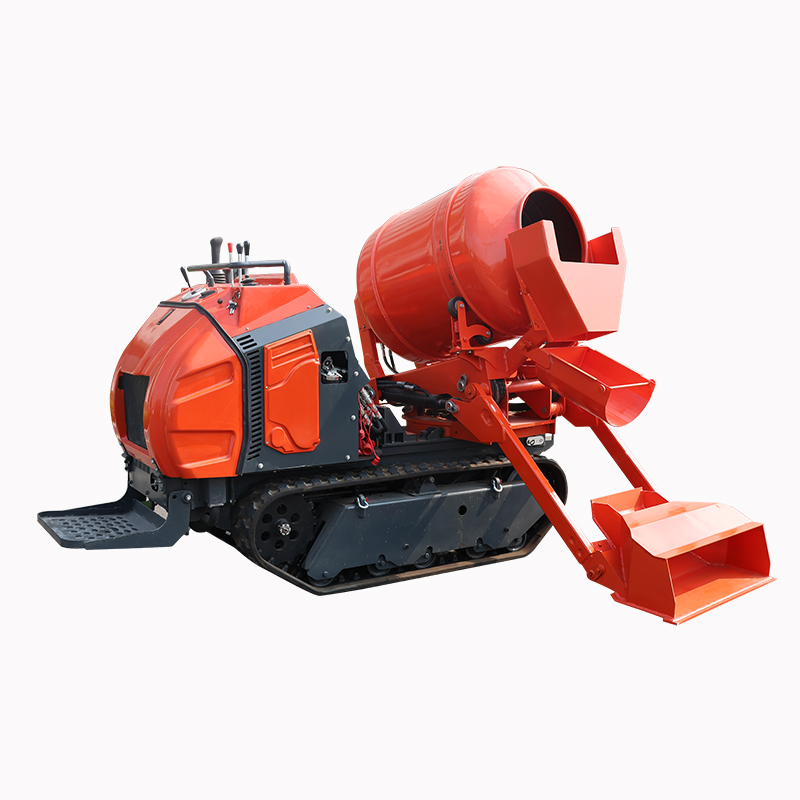 Мини-погрузчик со смесительным барабаном