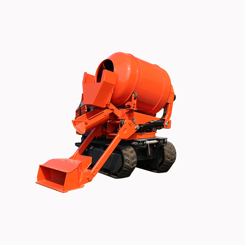 Mixing bucket loader