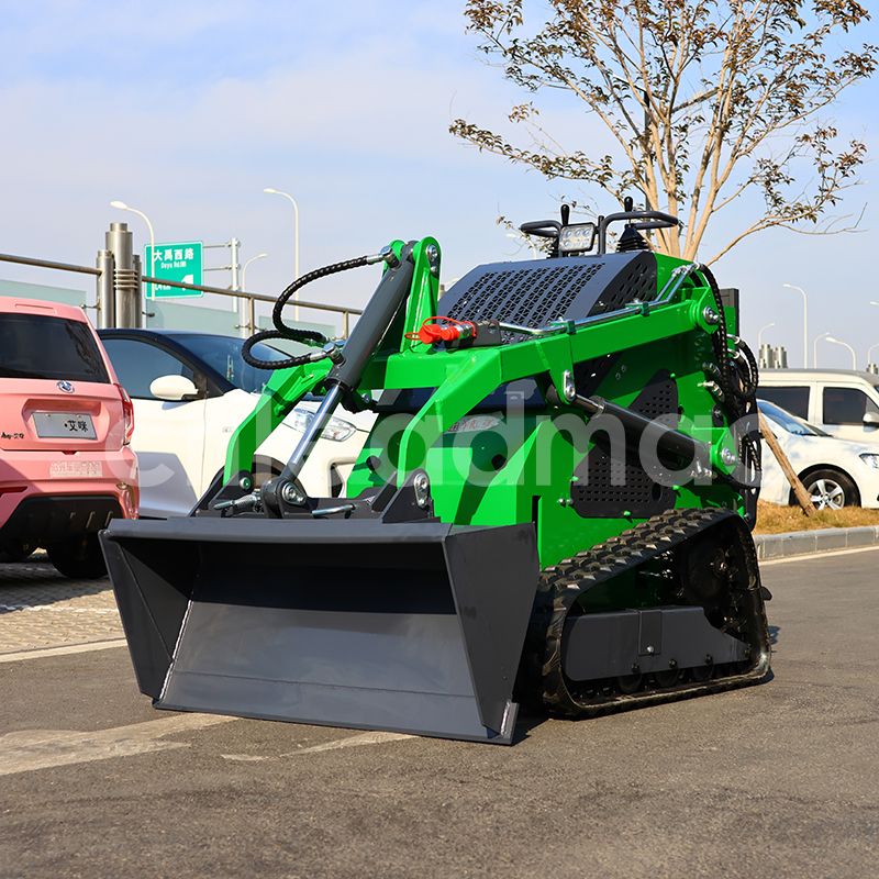 От новичка к знатоку: скользящий погрузчик профессионально работает