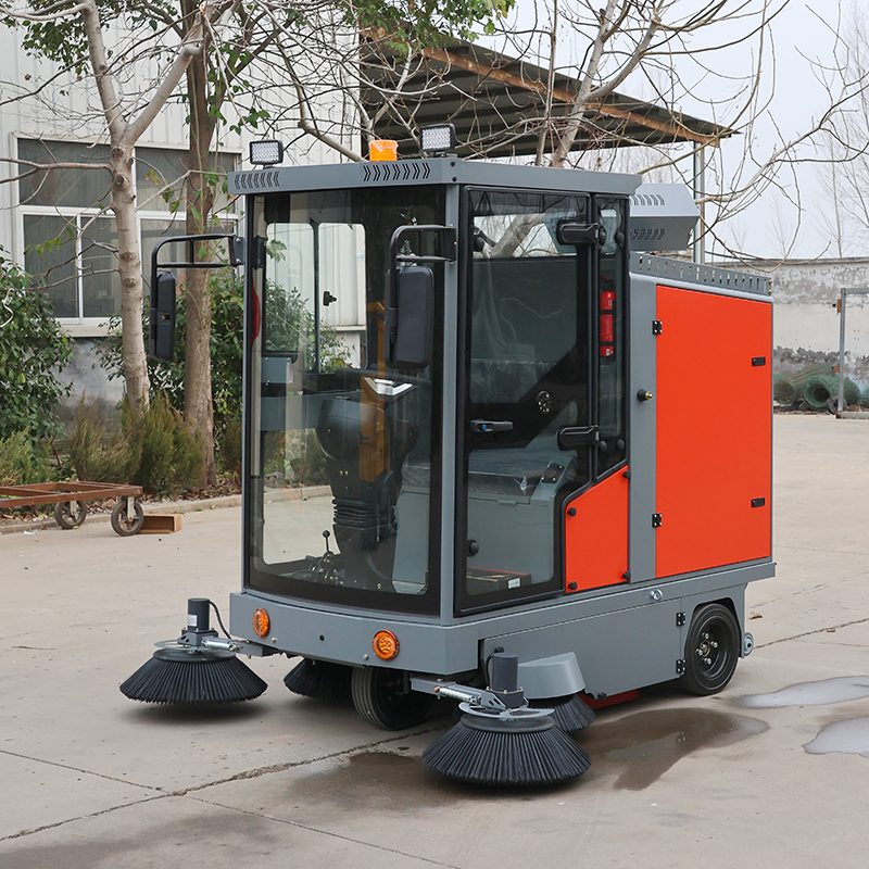 Factory sweeping vehicles
