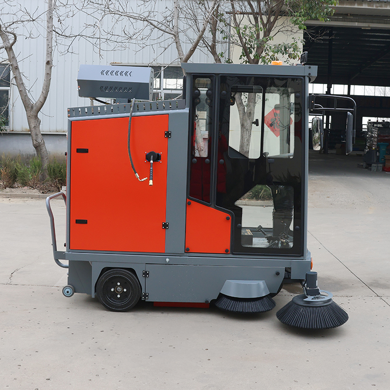 Factory sweeping vehicles