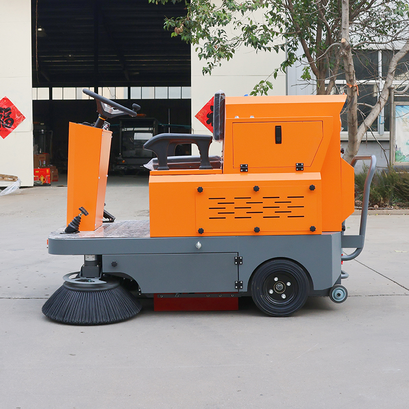 dual-fan electric sweeping vehicle
