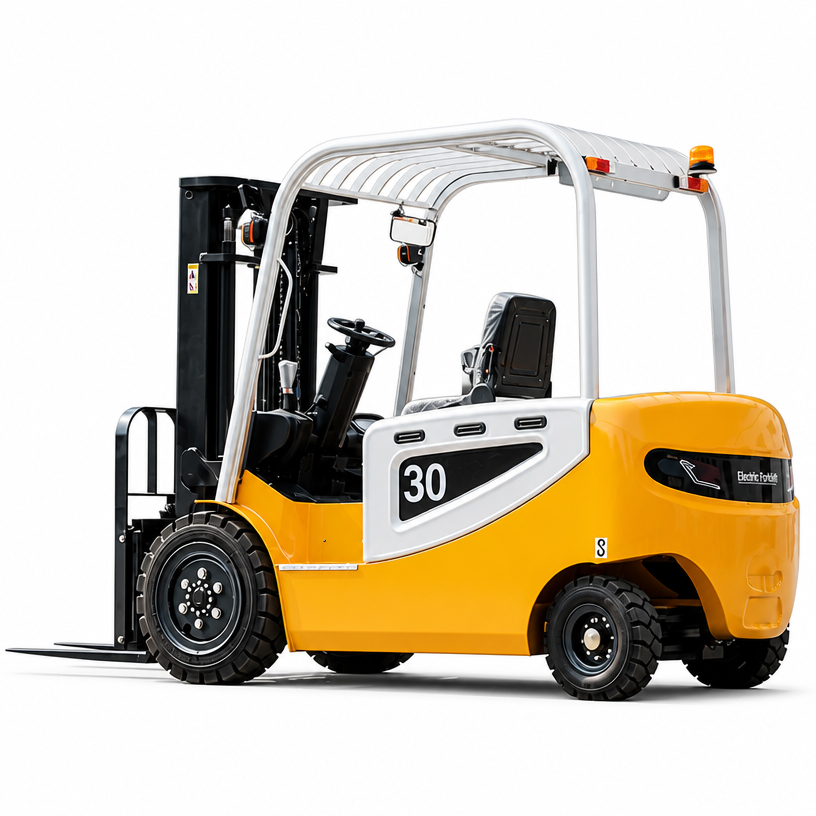 Mast and lifting system of a 3 ton electric forklift