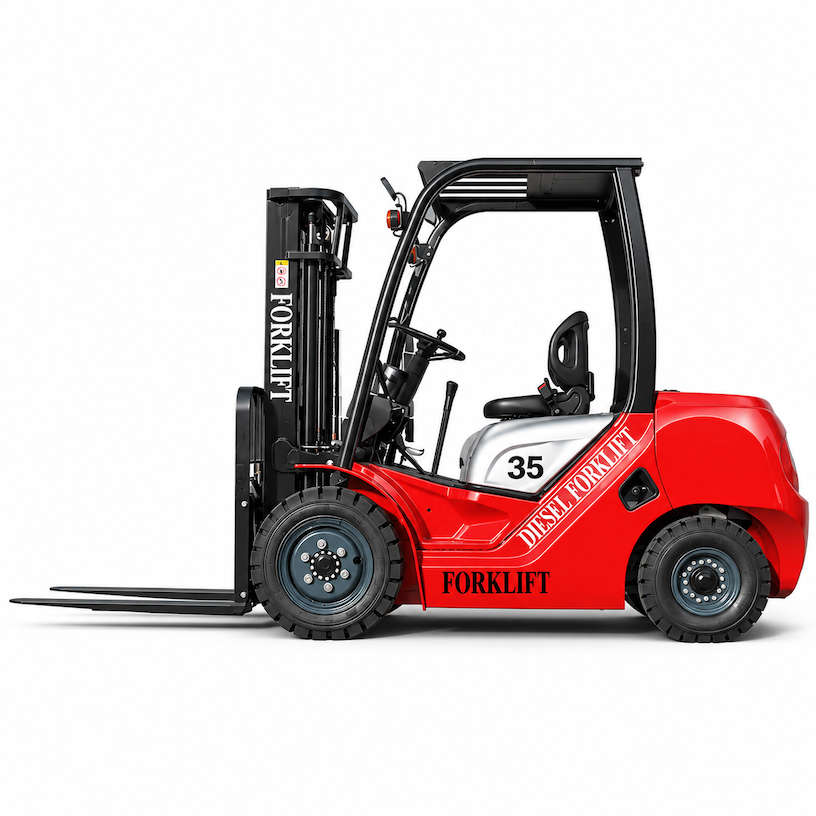 Mast and lifting system of LEAD 3.5 ton diesel forklift