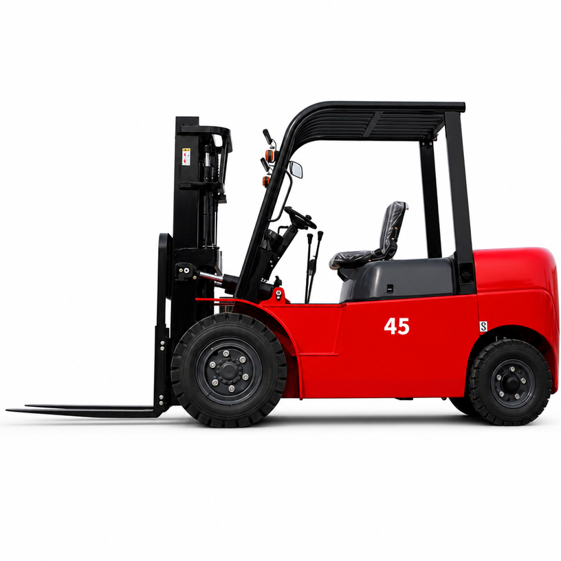 Mast and lifting system of LEAD H45 diesel forklift
